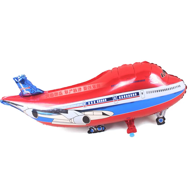82*42cm Large Plane Foil Balloons Cartoon Birthday Wedding Decoration Globos Party Inflatable Air Ballons for kids gift