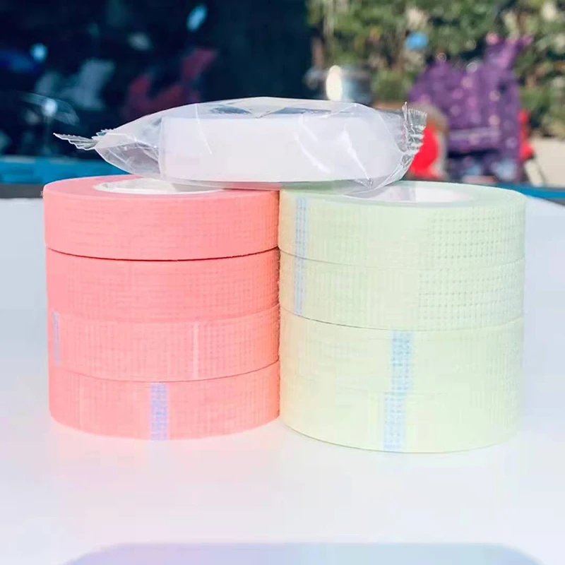 Eyelash Extension Tape Non-Woven Easy To Tear Cilia Micropore Tape Lash Supplies Paper Under Eye Pads For Building Extension