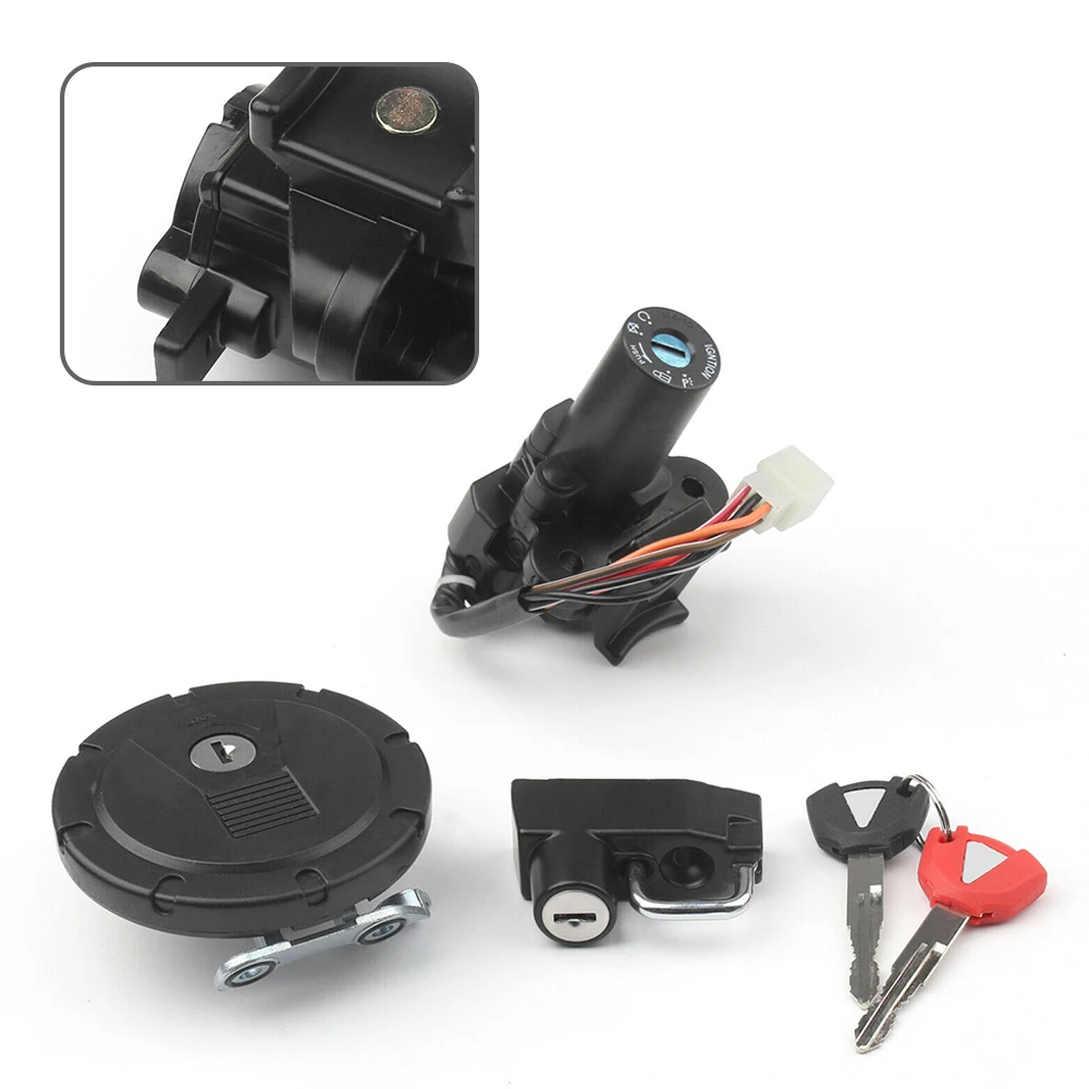 Motorcycle Accessories Ignition Switch Lock KEY For KAWASAKI ZX6R ZZR400 ZZR60 ZX9R ZX900 ZX7R ZX750 view 6