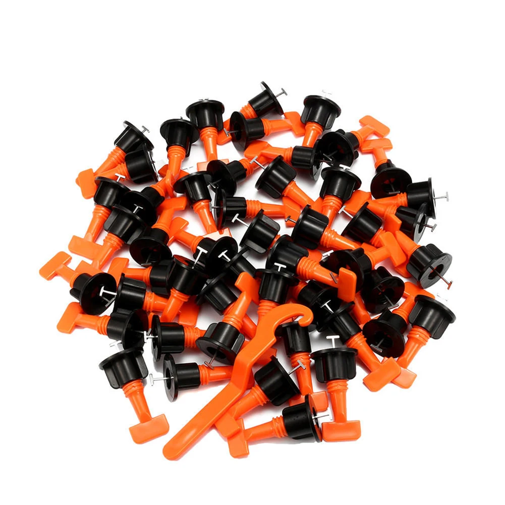 151Pcs Tile Leveling System Replaceable Needle Pin Tile Laying Level Wedges Alignment Spacers Wedge Crossers Tool for Wall Floor