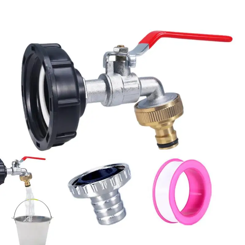 

Rain Barrel Connector Kit Rain Barrel Hose Attachment Fitting Replacement Adapter Connector Attachment For Garden Drain Overflow