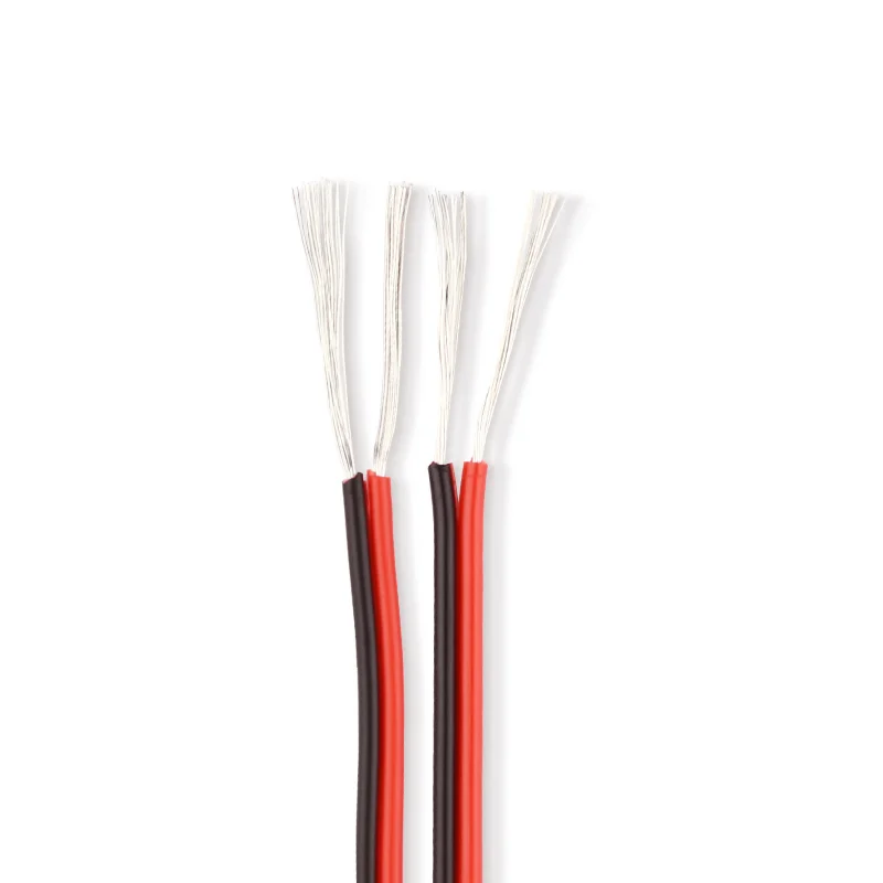 2468 Red and Black PVC Parallel Line 10m 18A/20A/22A/24A/26AWG Insulated Wire Environmental Protection Power Cord