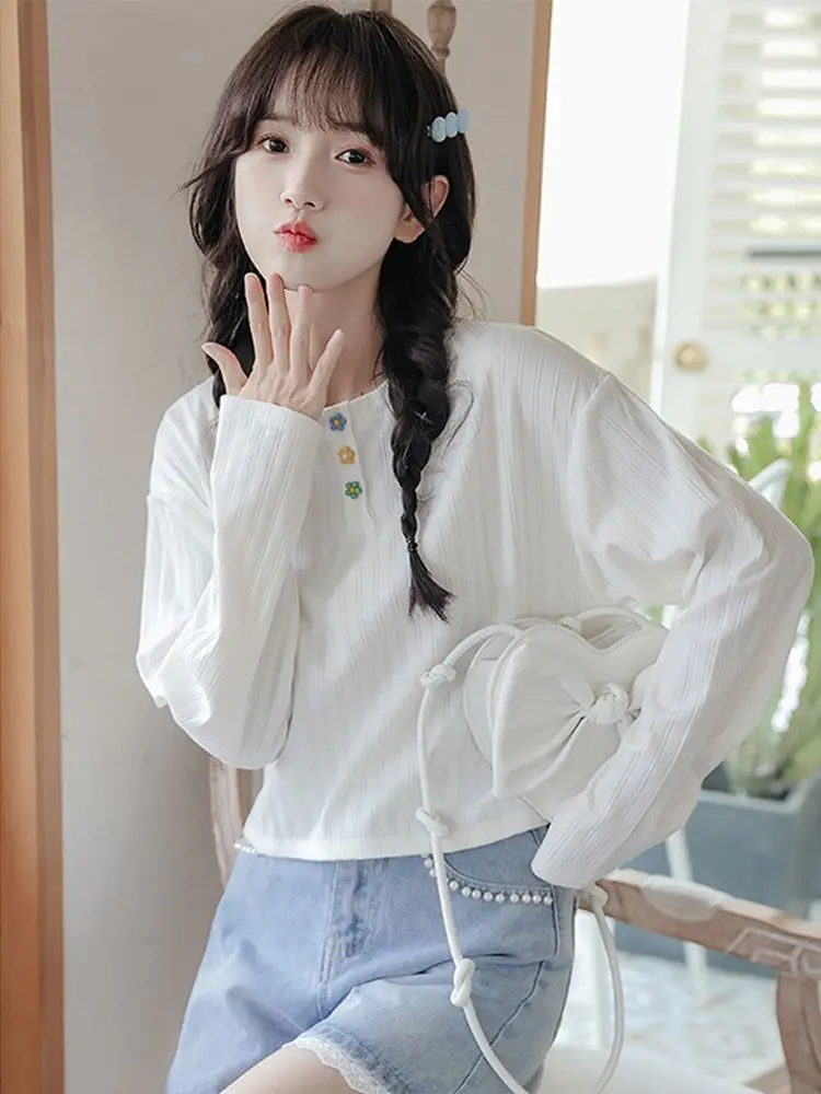 Sweatshirts Vrouw Shoujo Meisje Esthetisch Flanel Lus Schoon Tieners Controles Werkkleding Nieuwste Warmtezakje Subcultuur Esthetiek