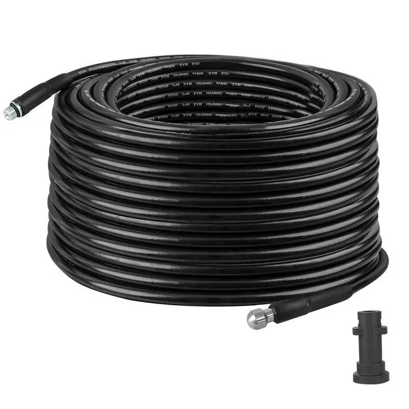 

Шланг для гидродинамической прочистки канализации с насадкой K-серии, 18 МПа, 100 футов