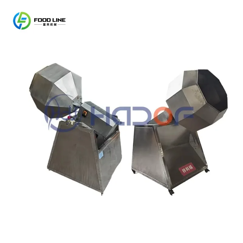 

Multi-functional Automatic Octagonal Fried Snack Food Seasoning Machine Nut Snack Mixers Flavor Machine