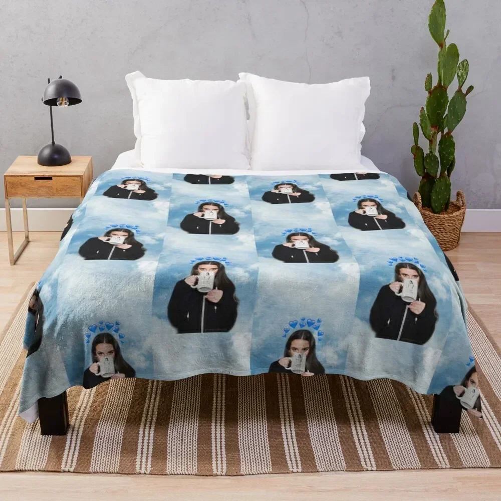 

Lea Michele In The Clouds Throw Blanket Weighted Luxury Flannel Blankets