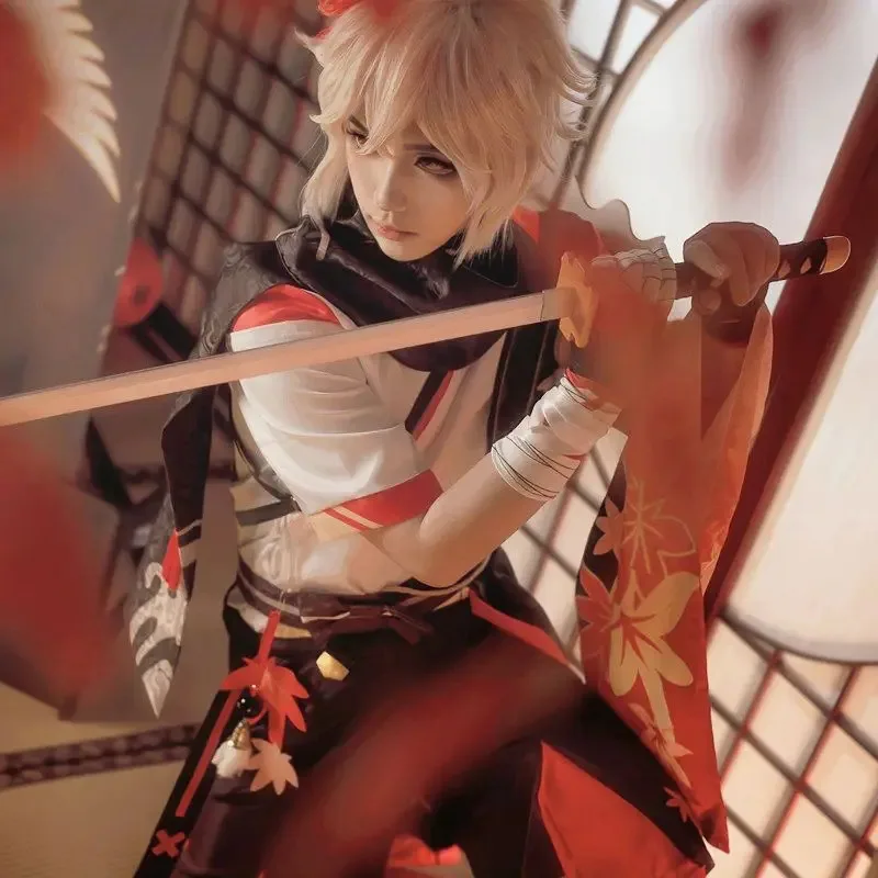 

20151123 Genshin impact cosplay KaedeharaKazuha suits a full set of samurai cospaly Yiye men s game animation clothing
