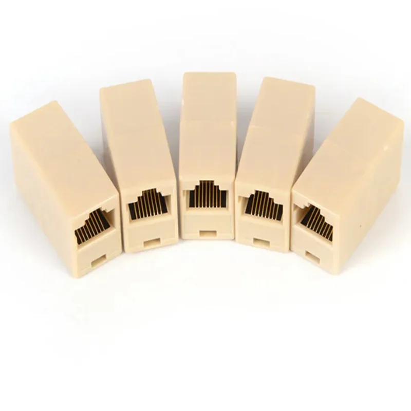 

RJ45 Cat 5e Network Cable Connector Adapter Connector Ethernet Cable Lan Connector Cable Joiner Coupler Connector Accessory