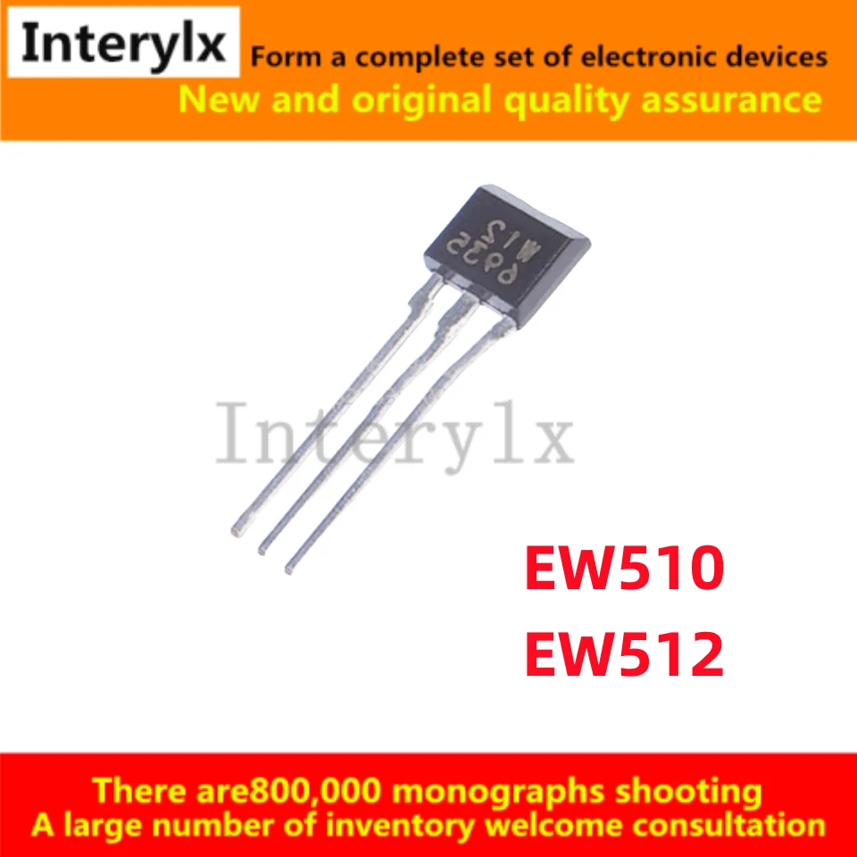 10Pcs/Lot Brand new original EW510 EW-510 EW-512 EW512 silk-print W12 W10 bipolar latch Hall switch