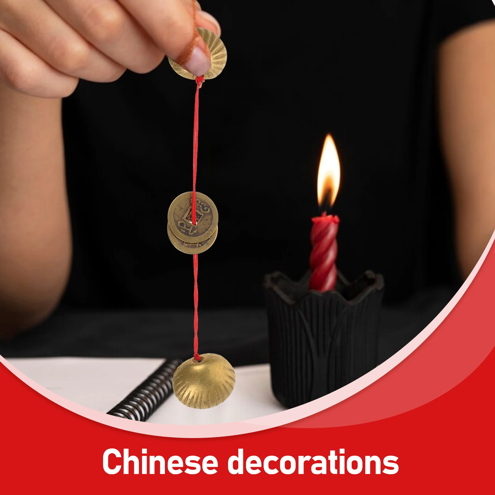 Fortune Telling Toys Chinese New Year Hand Couplet Metal Rosette Commemorative Coins Decorations Lucky