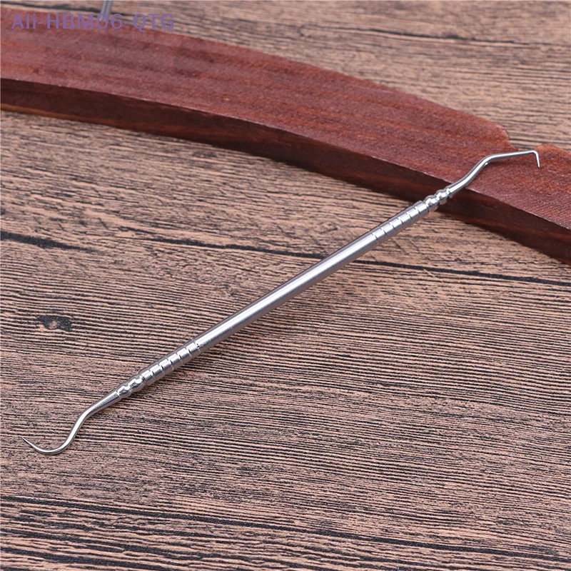 [New] NEW 1Pc Double Ends Stainless Dentist Teeth Clean Hygiene Probe Hook Pick