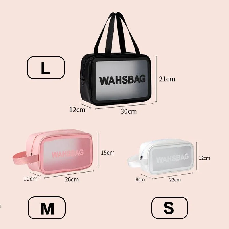 سعة كبيرة بو متجمد مقاوم للماء السفر ماكياج حقيبة مستحضرات التجميل الإناث المحمولة حقيبة تخزين أدوات الزينة #6