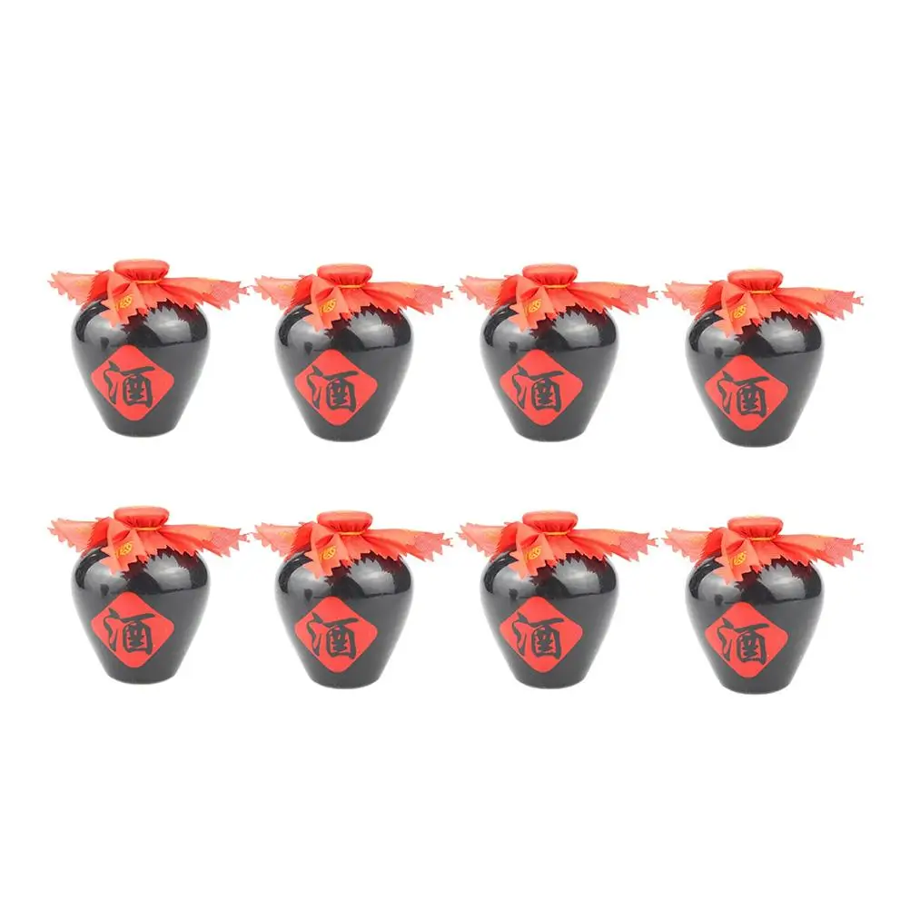 

8 Pcs Mini Jar Plastic Decor Realistic Jars Model Kitchen Toy House Accessories Durability Small Exquisite