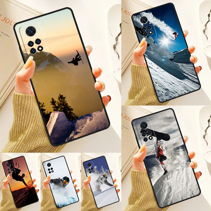 

Cool Sports Snowboarding Case For Samsung Galaxy S24 Plus S23 S20 S21FE Lite S22 Ultra Note 20 S8 S9 S10 Phone Coque