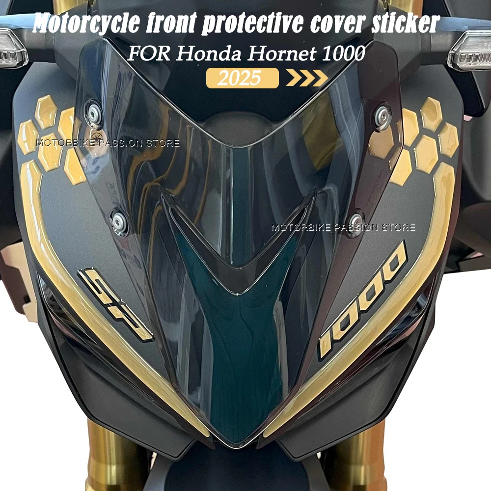 

For Hornet 1000 2025 Accessories motorcycle Protection sticker for Front Muscle sticker 3D gel epoxy Resin sticker 2025