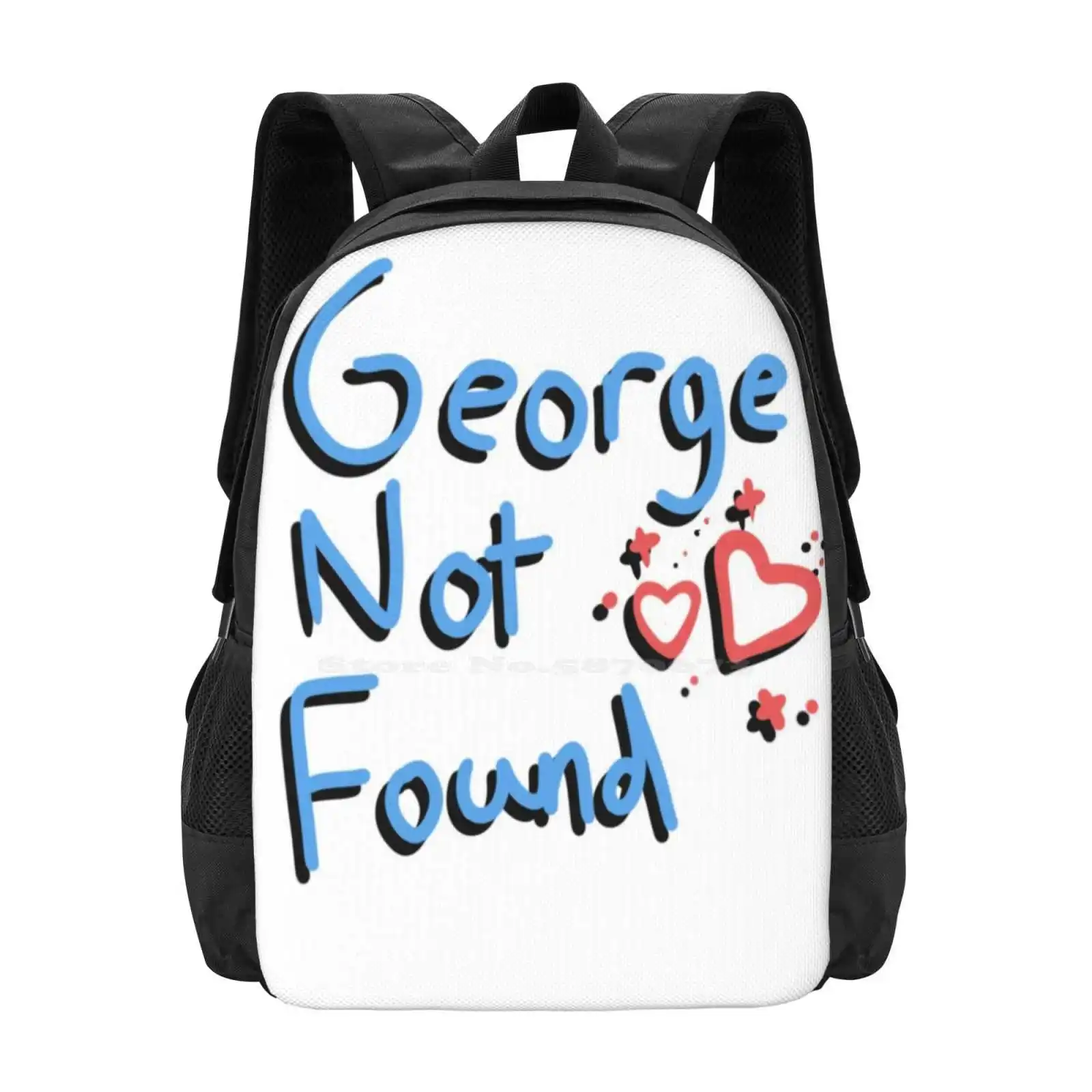 Gogy Costume Thing Pattern Design Laptop Travel School Bags Gnf Georgenotfound Cosplay Georgenotfound Costume Dream Smp Costume