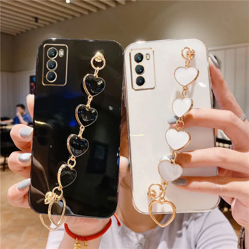 Luxury Plating Love Bracelet Case for POCO M3 Poco M4 Pro Phone Cases For Xiaomi Poco M3 Pro 5G Sexy Cover Case POCOM3