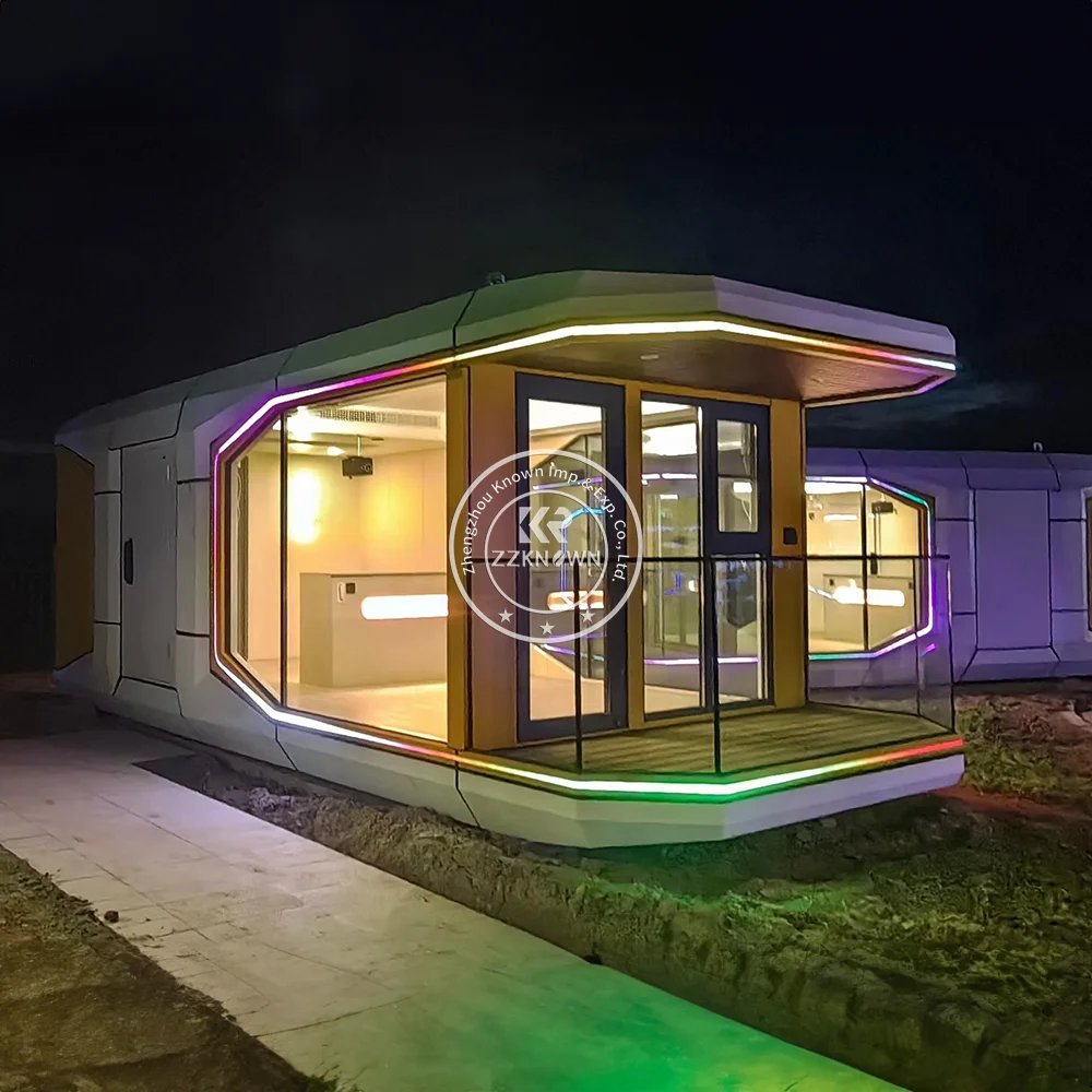 Modern Luxury Living Capsule House Mobile Office Home Prefab Container Houses Luxury Space Capsule Hotel