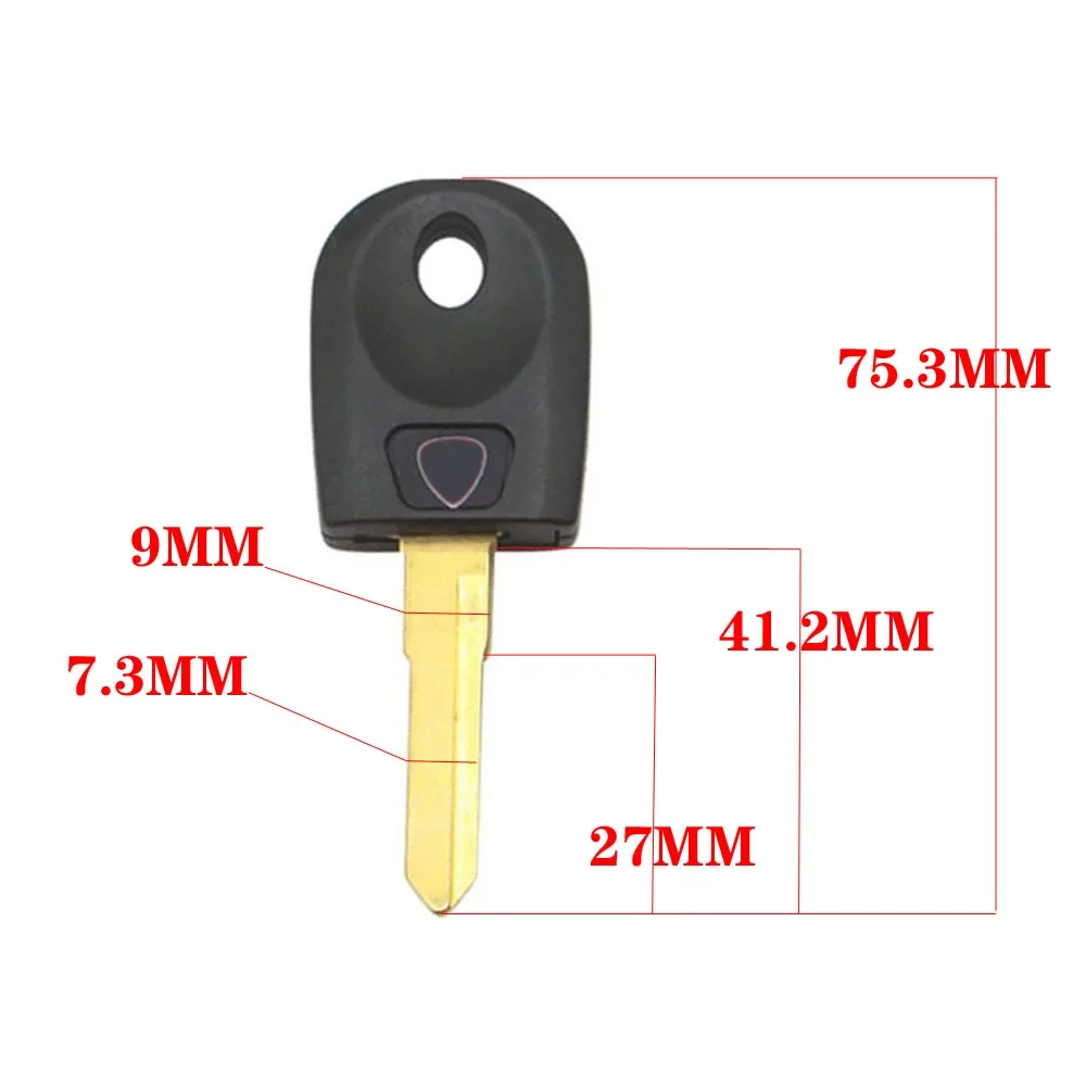 Black Red Blue Motorcycle Blank Key Uncut Blade For DUCATI M400 M600 796 1098 1198 Monsters 600 620 696 996 900 ST3 Superbikes