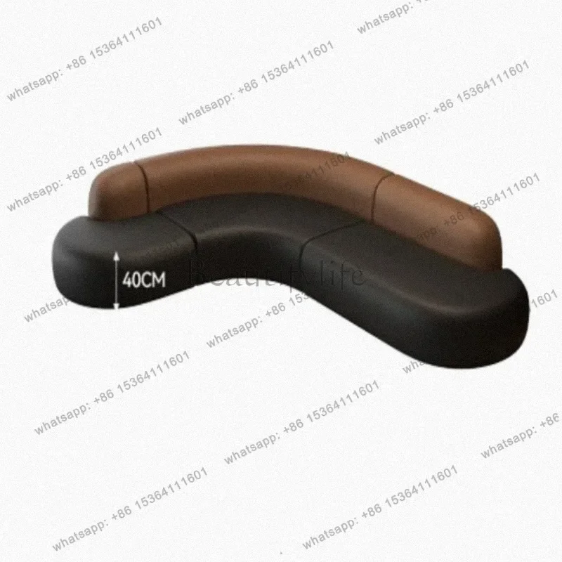 Modern Black Living Room Sofa Brown Minimalist Luxury Sectional Living Room Sofas Floor Bauhaus Couch Wohnzimmer Furniture Home