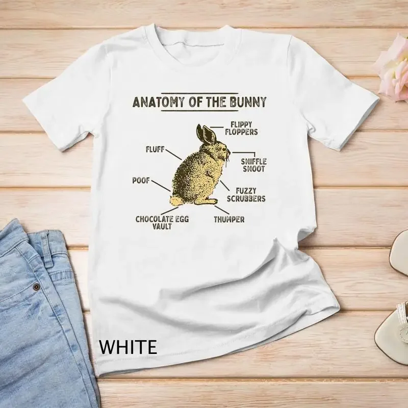 Anatomy Of The Bunny Rabbit Easter Lover Unisex T shirt