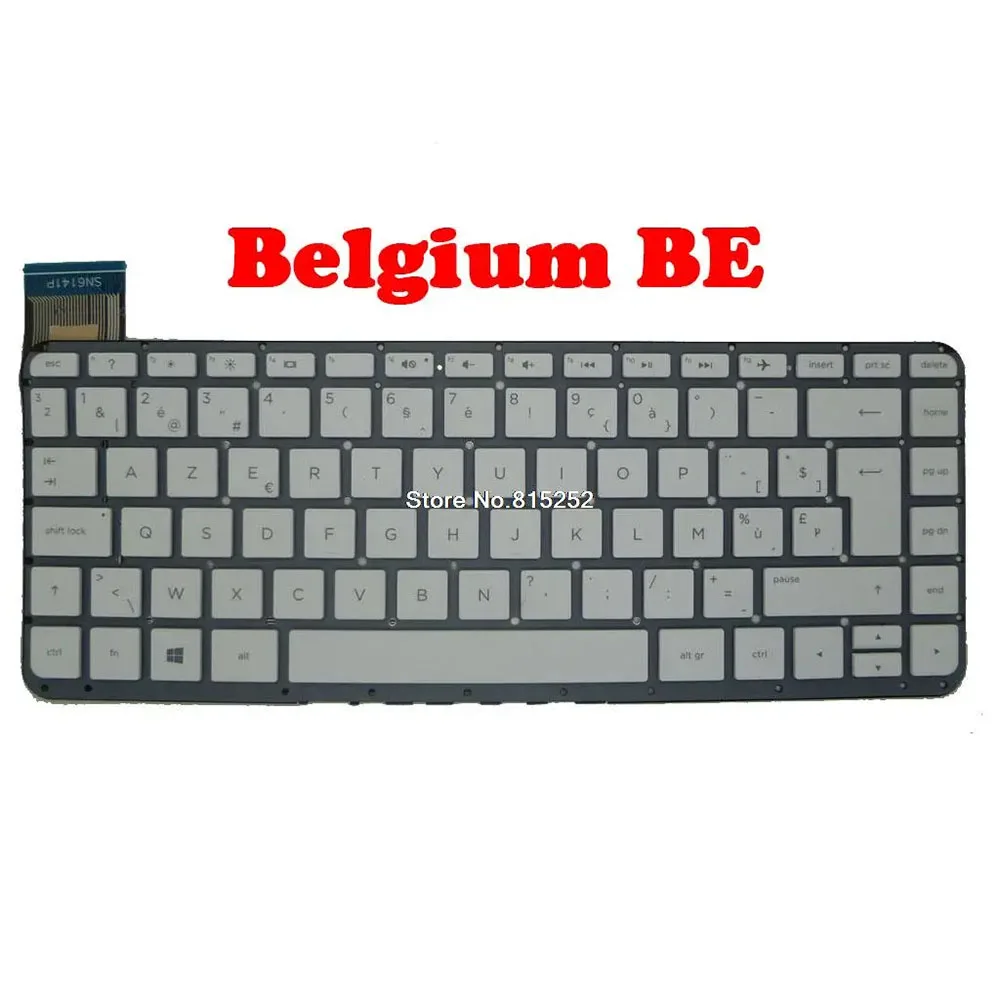 Laptop Keyboard For HP 13-C000 13-C031TU 13-C032TU  13-C039TU 13-C040TU Swiss SW/Belgium BE White