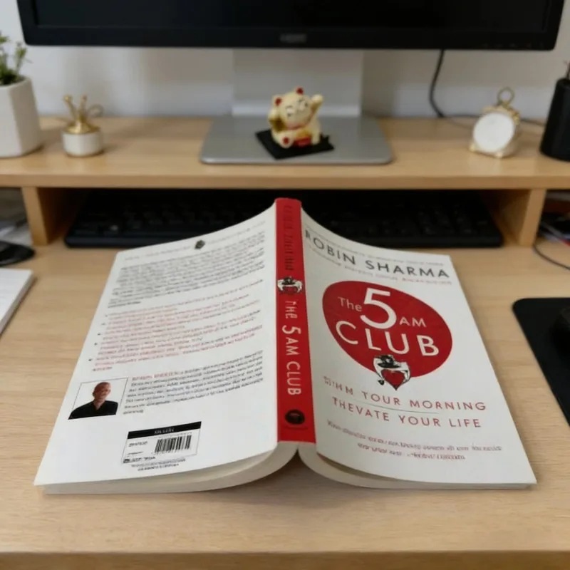 

2026 hot selling items The 5AM Club By Robin Sharma Own Your Morning Elevate Your Life English Book