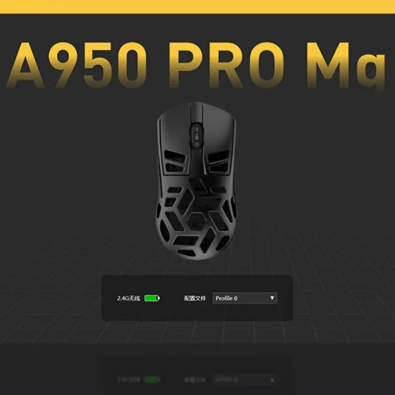 Dareu A950 PRO Mouse Wireless Magnesium Alloy Charging Base Tri-mode Bluetooth LOL P3395 Ergonomic Office Esports Gaming Mouse