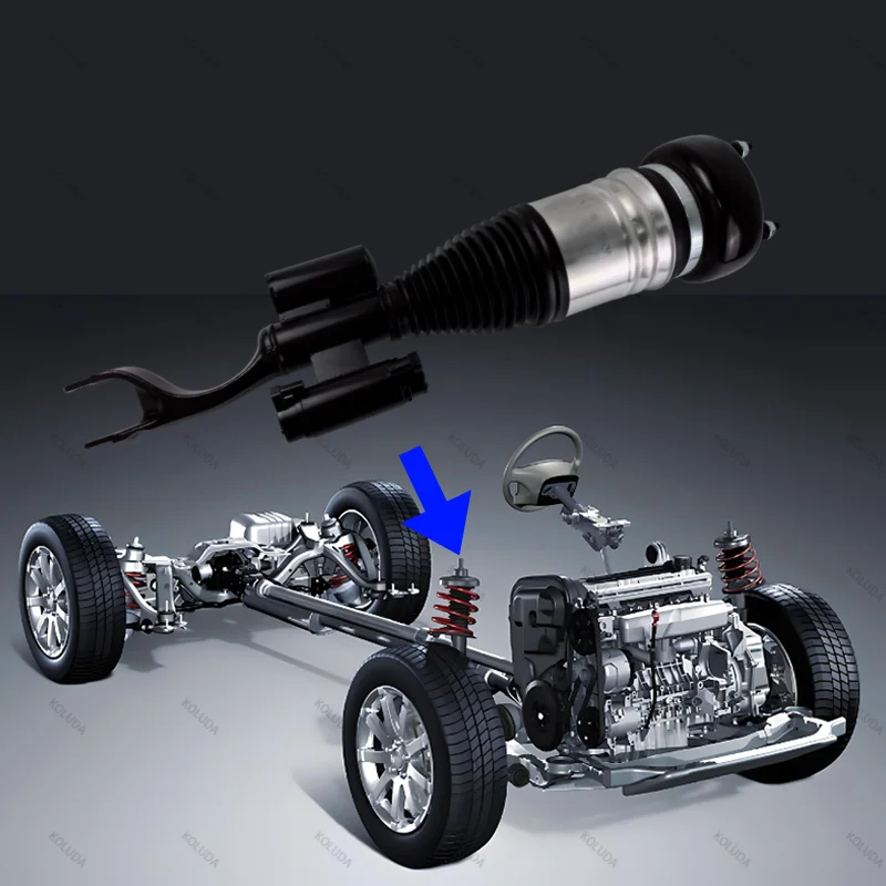 Front Right Air Suspension Shock Absorber For Mercedes-Benz W205 4Matic Pneumatic Spring AMG C43 C200 C220 C160 A2053205068