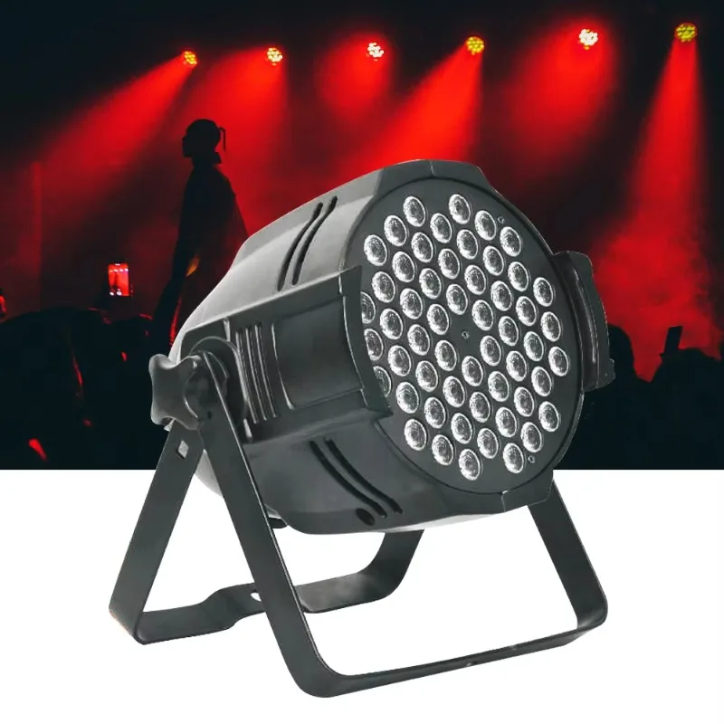 

1 54 * 9W RGBW Digital Display Color Effect Disco Dj Light Party Wedding Decoration Light Emitting Diode Stage Parking Light
