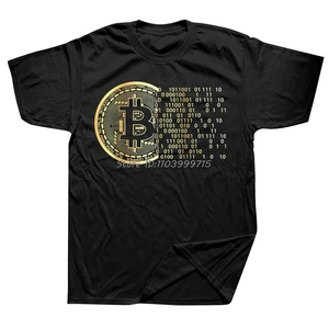 Bitcoin Cryptocurrency comércio mercado t-shirt para homens, streetwear de algodão, manga curta, sobrevivente da moda mergulho, roupas 10 principais vendas mercado livre criptomoedas - №6