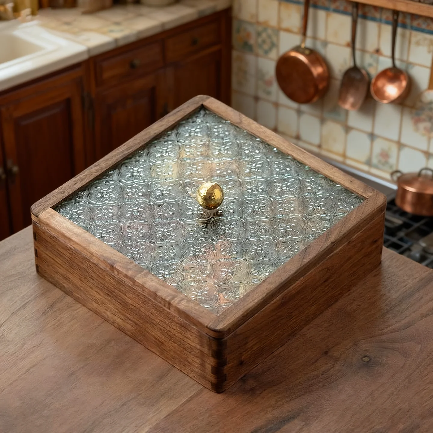 

Многофункциональная корзина для фруктов из натурального дерева, поднос для сухих фруктов, органайзер для приправ, коробка, китайский кованый узор ручной работы, ежедневное использование