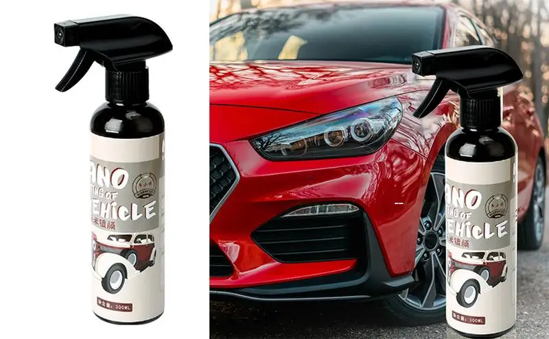 

Car Coating Spray 300ml Car Wax Polish Spray Automotive Top Coats Long Lasting Vehicles Cleaning Supplies For Cars Motorcycle