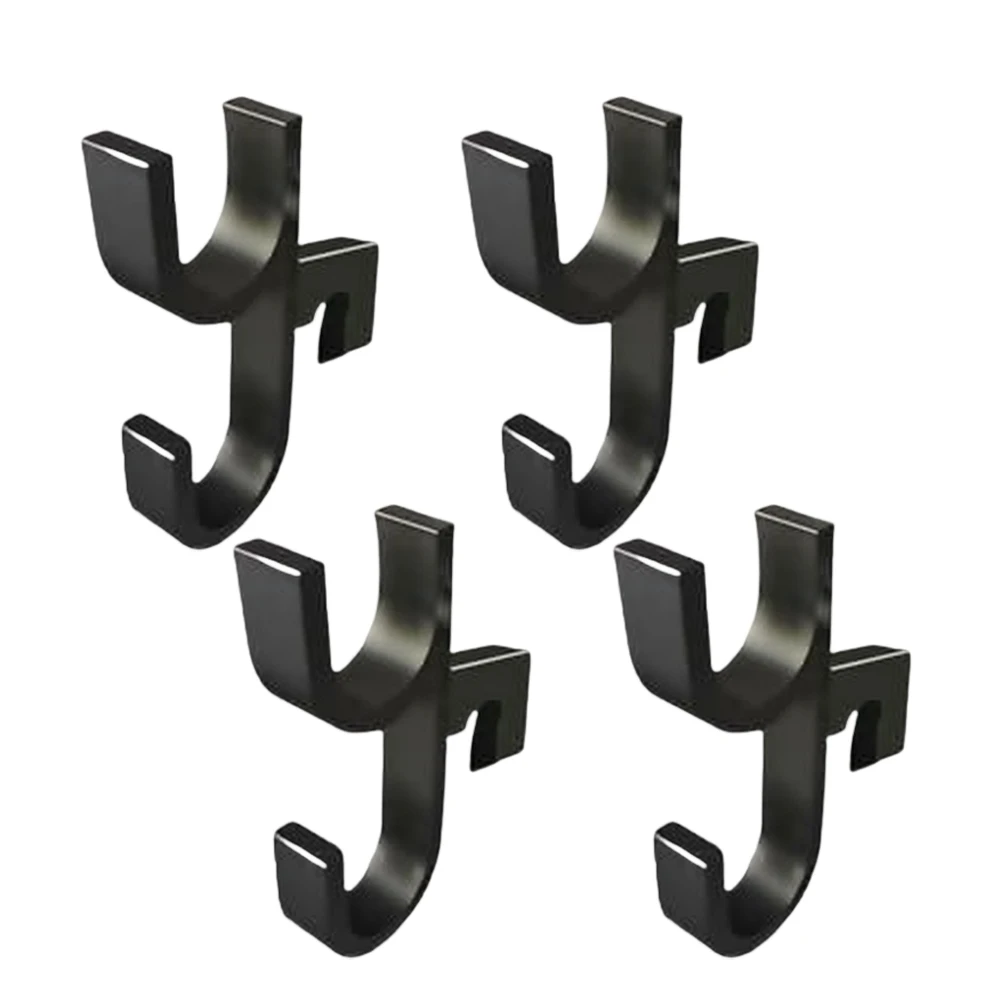 4PCS Car Umbrella Hooks No Drill Required for Most Vehicles Secure Clip Prevents Noise and Movement Keeps Umbrella Neatly Stored