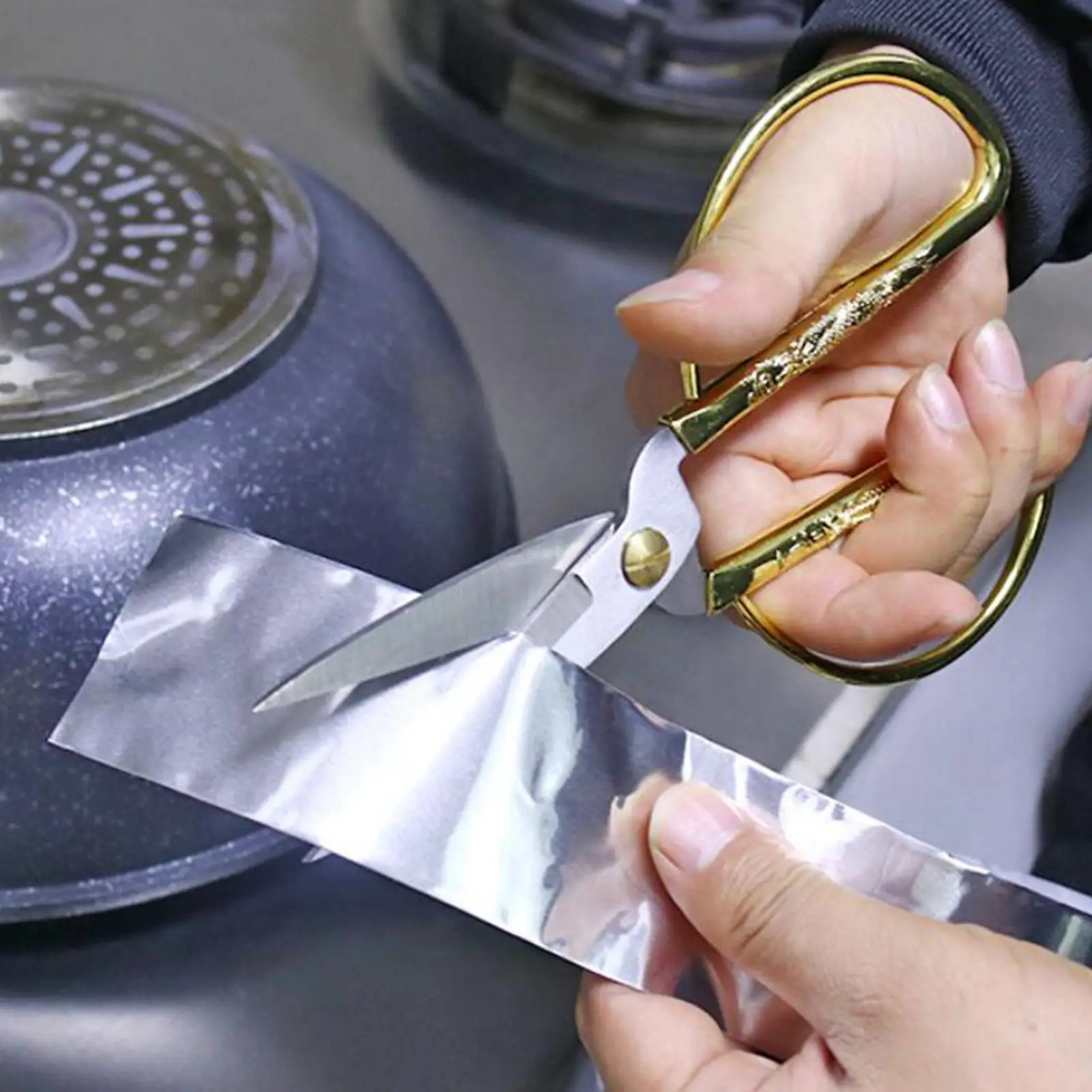 

Self Adhesive Aluminum Foil Repair Tape Waterproof Insulation Metal Sealing Tape Strong Duct Barrier for Hot Cold Air Plumbing