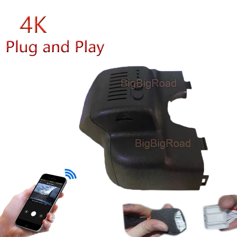

4K Plug And Play Car DVR Wifi Video Recorder Dash Camera For Cadillac CT6 CT 6 2015 2016 2017 2018 2019 FHD 2160P Dashing Cam