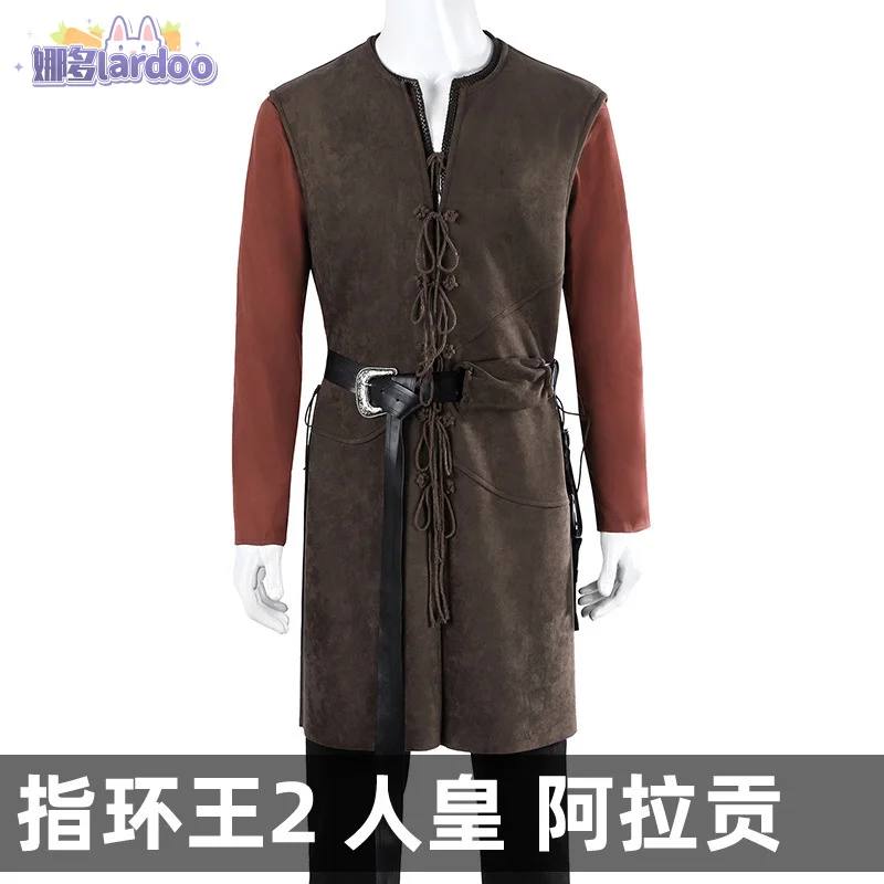 Lord of the Rings Aragorn Cosplay Costume Strider Estel Thorongil The Two Towers Outfit Full Set Halloween Dress Custom Size