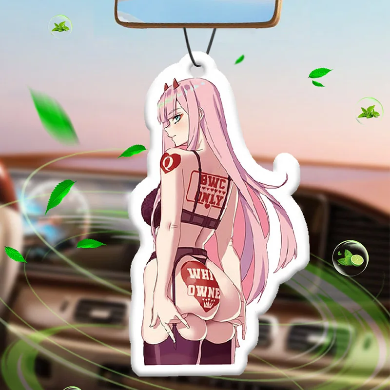 

Pink hair sexy women car incense car perfume perfume lasting stay fragrance pendant out of the wind mouth perfume bag