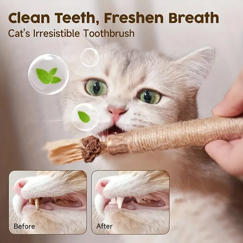 1/3 pcs cat toy silver vine branch kitten snack interactive sports pet clean teeth toy! Cat Grinding Stick Toy Polygonum