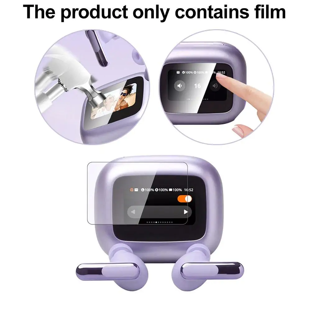 9H HD Transprent Film For JBL Live Beam 3 Explosion-proof Scratch-proof Screen LCD Screen Protective Film Bluetooth Headset Film