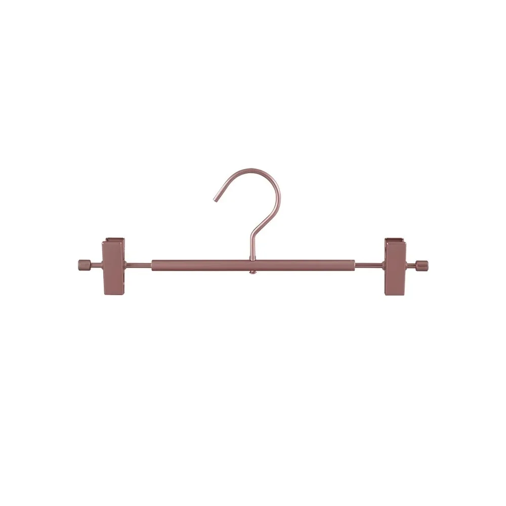 

2pcs Coat Hangers Strong Clothes Hanger Drying Rack For Trouser Skirt Pants Non-Slip Metal Hangers Drying Clothes