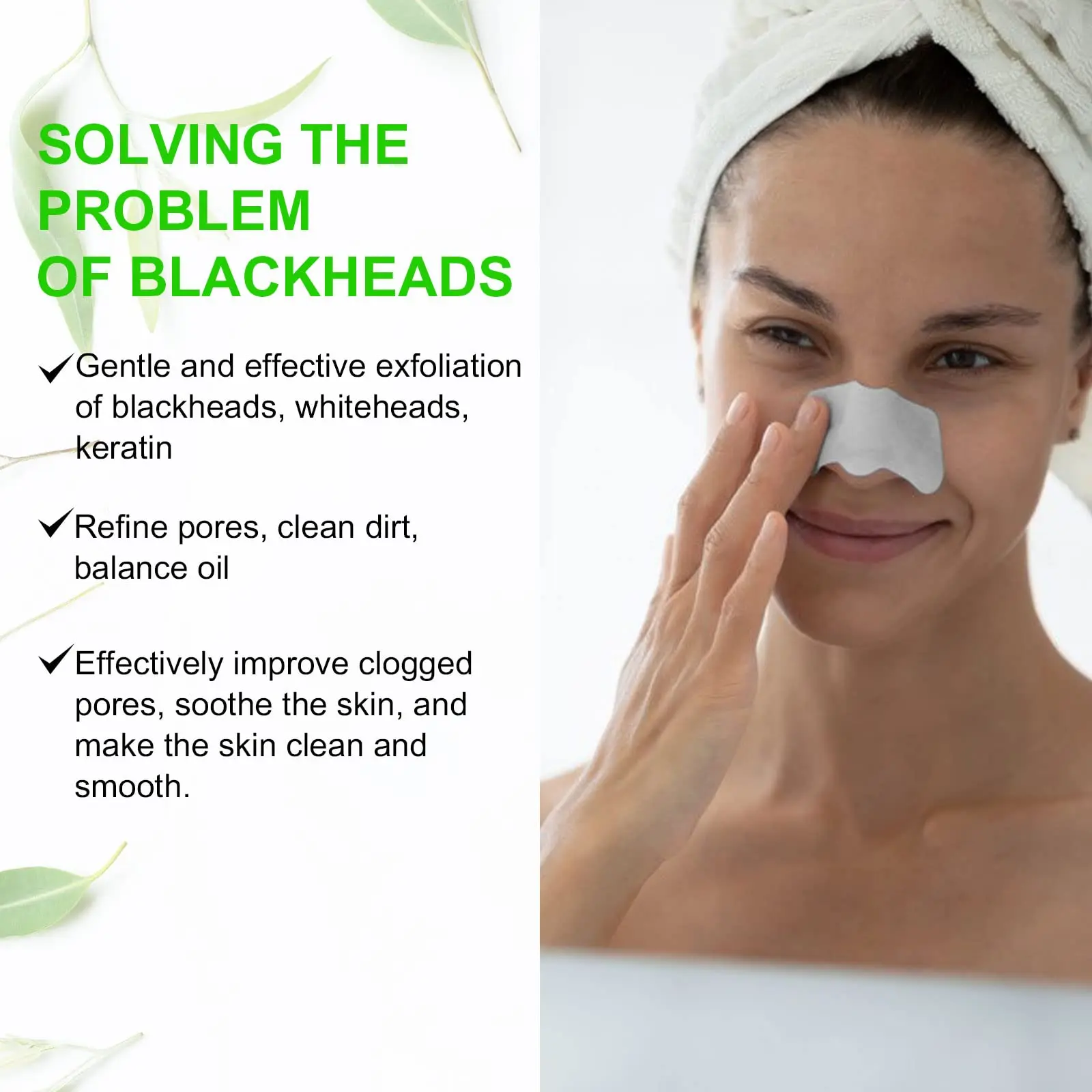 10/25/50PCS Tiras de Hidrocolo - Salicylic Acid Blackhead Remover avaliação e preço