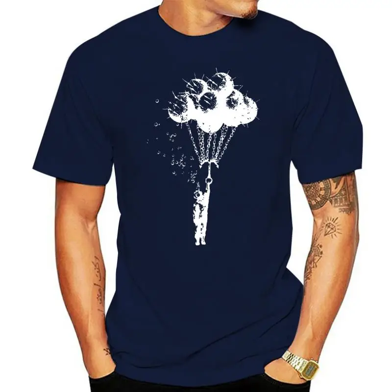 Water Mine Deep Sea Ocean Diver Men'S T-Shirt Scuba  Banksy Ptr Tee New 2023 Fashion T Shirt Men Men'S High Quality Tops