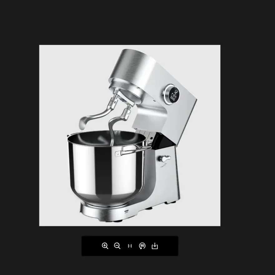 

12L 120V Double-Sided Dough Hook Mixer