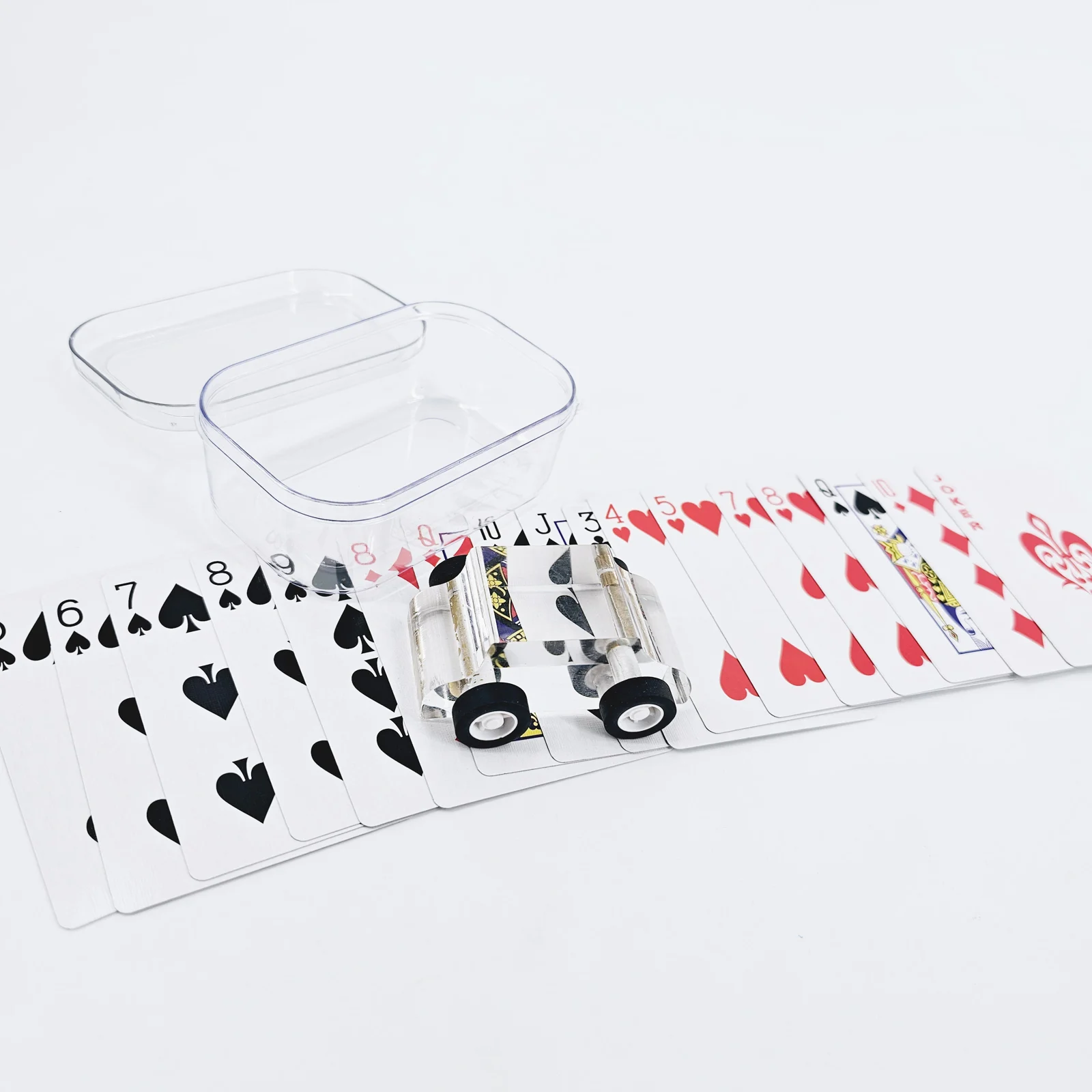 Crystal Car Buggy  Magic Trick Card Find The Card Magic Props  Card Close Up Magic Accessories Gimmick Comedy Funny