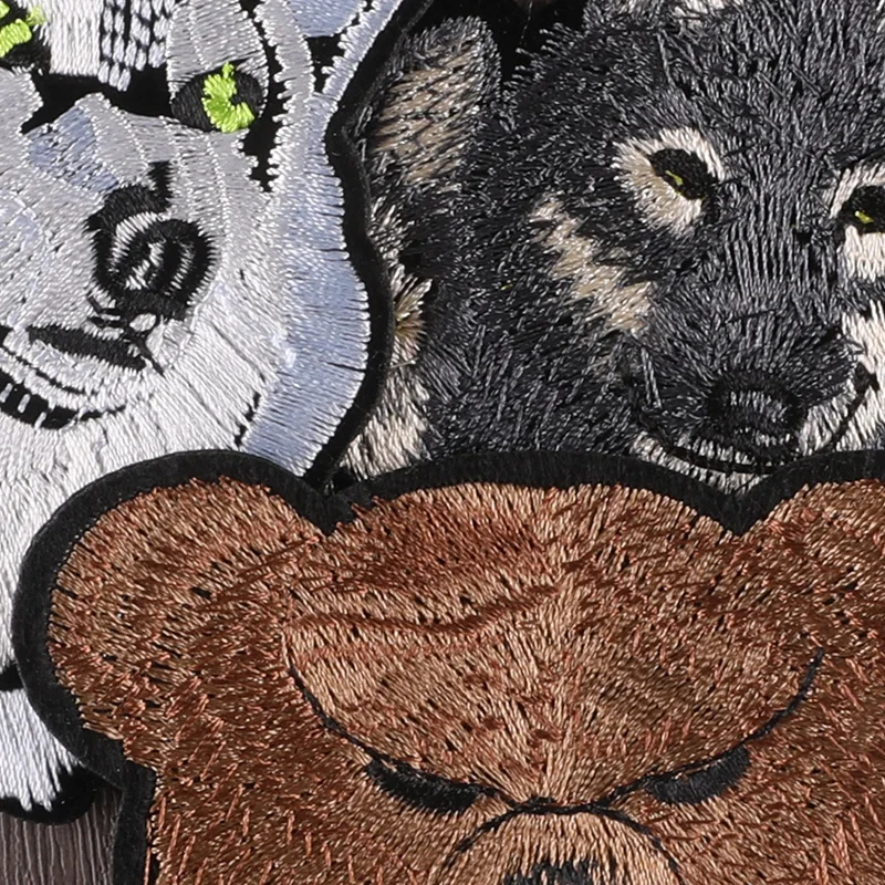 Punk Embroidered Patch Diy Clothing Patches Repair Holes and Apply Small Decorative Ironing Badge Adhesive Ironing Patch