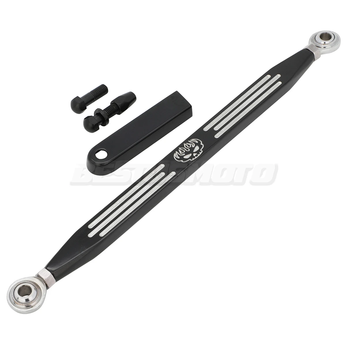 Motorcycle Parts Skull Gear Shift Linkage For Harley Road King 1994-2023 Softail 1986-2023 Trike Chrome Black
