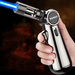 Torch Gas Lighter Windproof BBQ Kitchen Cooking Jet Turbine Lighter High Capacity Spray Gun Jewelry Metal Welding Gifts Lighter