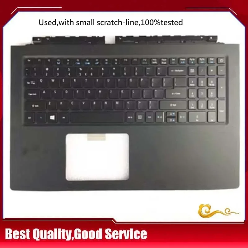 MEIARROW  Used,95%New/Org For 15.6 inch Acer Aspire V15 Nitro VN7-592 VN7-592G Series palmrest US keyboard upper cover Backlight