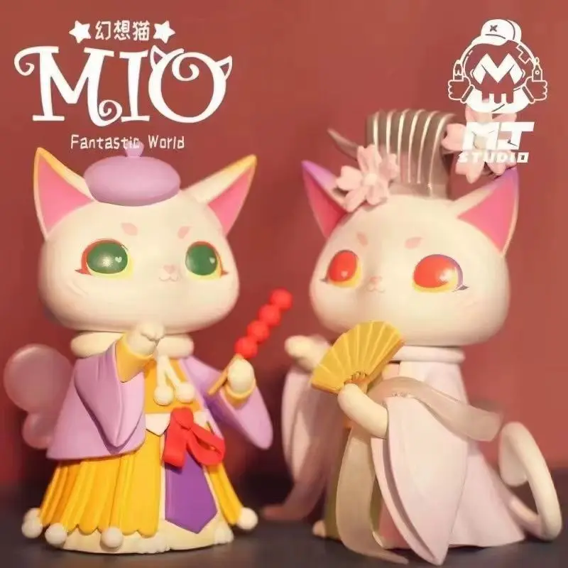 

Коллекционная фигурка Mio Fantastic World Cat Blind Box из ПВХ в стиле милой принцессы, загадочная коробка-сюрприз, подарок для девочек, декоративное украшение